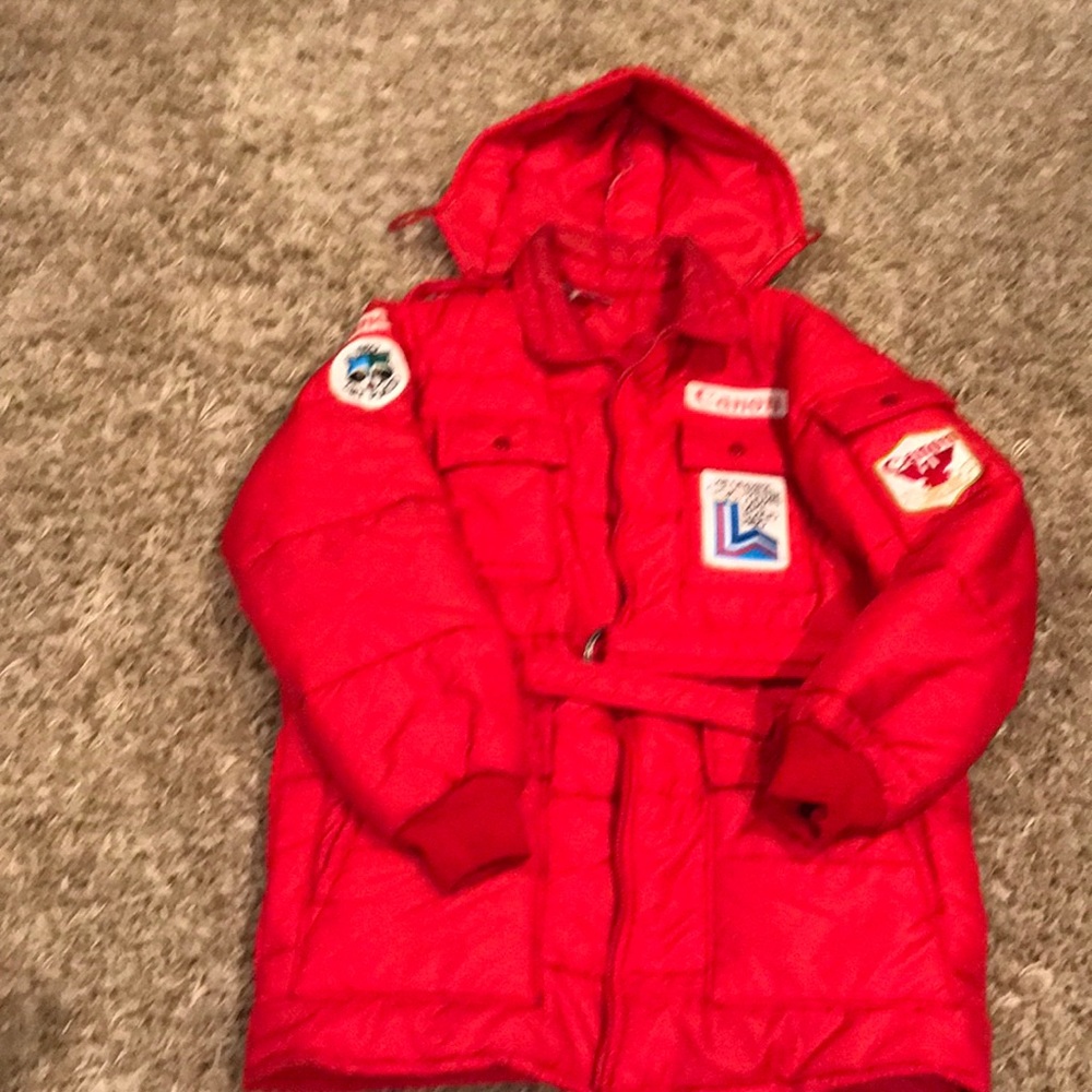Vintage Olympic puffer coat- Lake Placid 1980